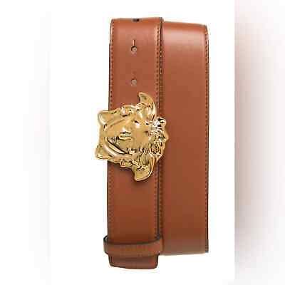 Versace Wo Cintura Vitello Leather Belt 